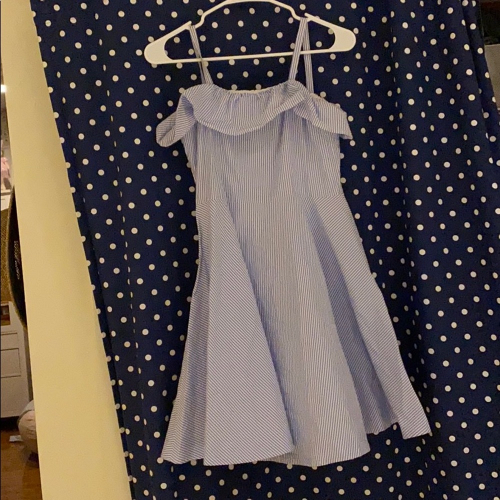 Big Girls Striped Polo Dress